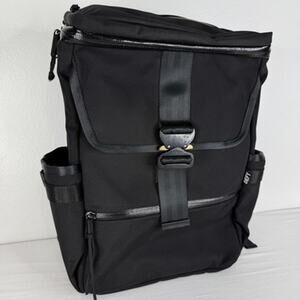 DEFY Menace Backpack Ballistic Black Nylon TexWax Buckle Bag Travel Daypack